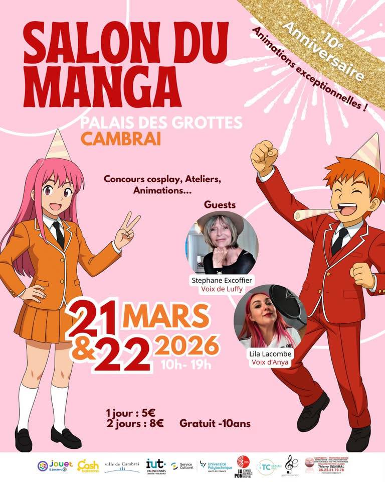 Salon du manga Cambrai 2026